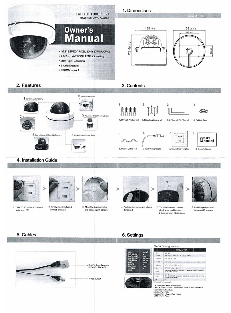 AGI Security CA-HTDR8602 owner's manual