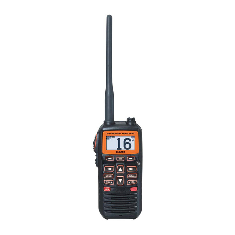 Standard Horizon HX210 User manual