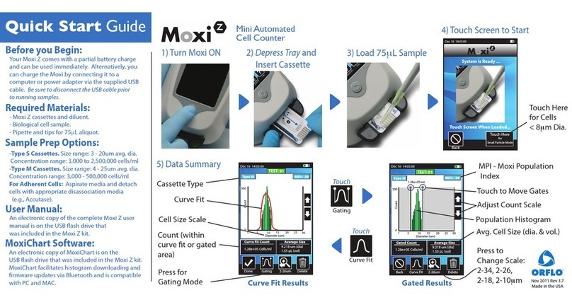 Orflo moxi z quick start guide