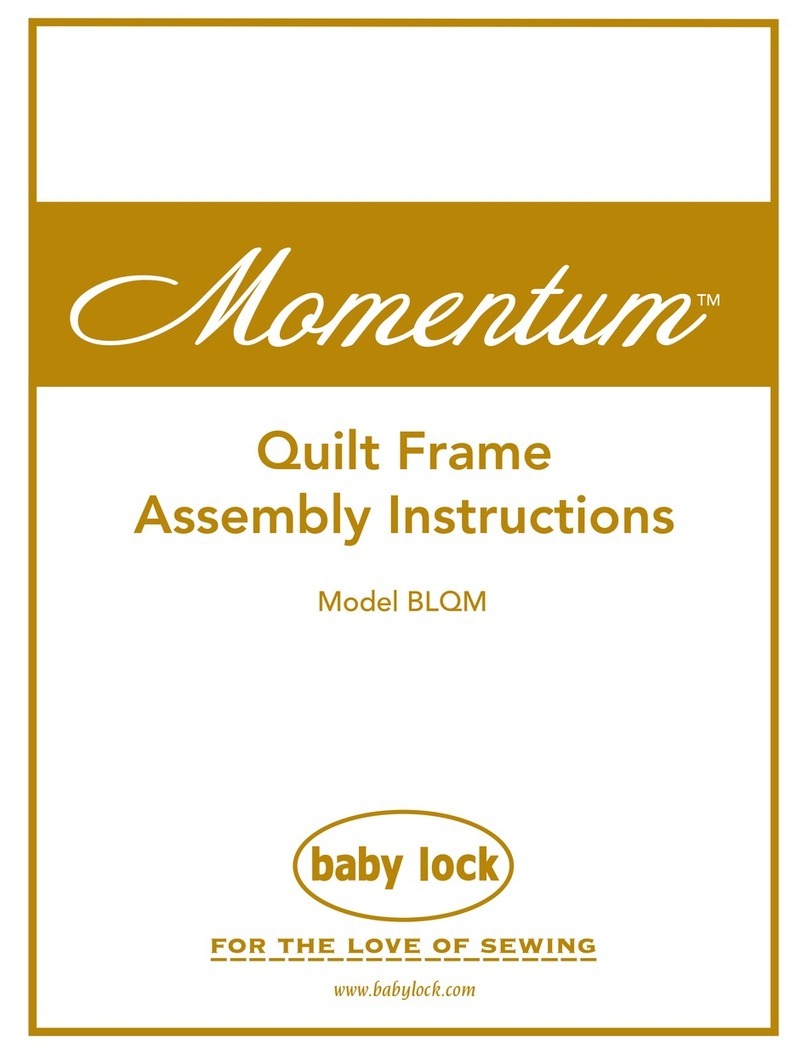 Baby Lock Momentum BLQM Quick setup guide Baby Lock Momentum BLQM Quick setup guide