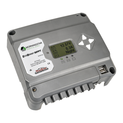 Morningstar EcoBoost MPPT EB-MPPT-20 Installation, operation and maintenance manual