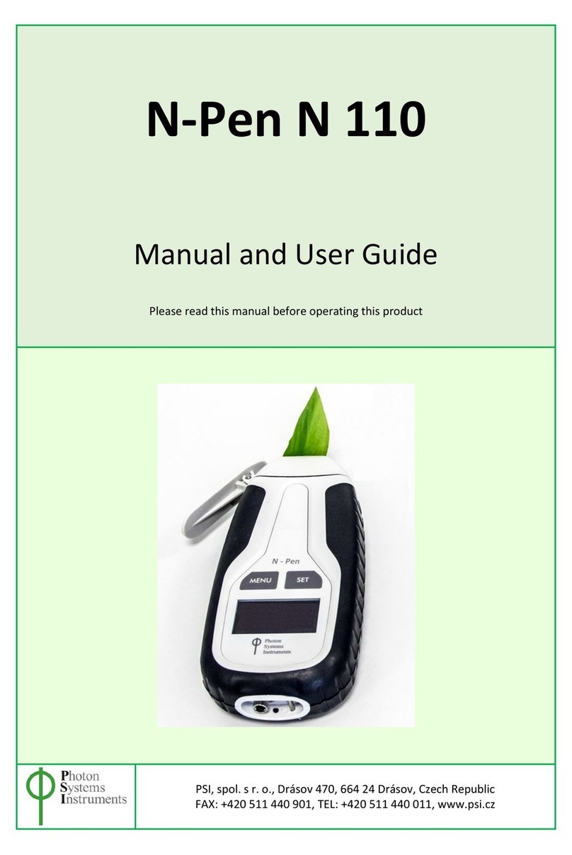 Photon Systems Instruments N-Pen N 110 Guide