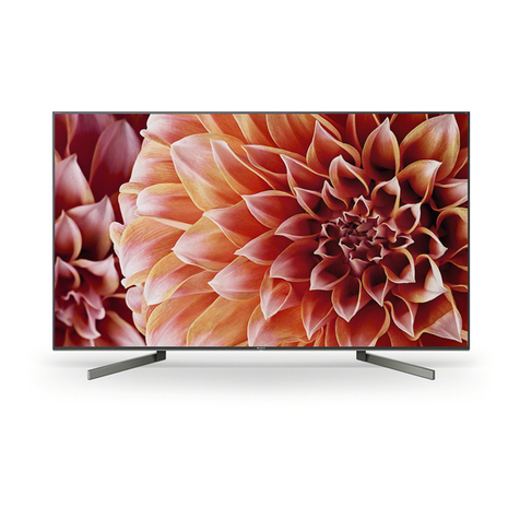 Sony Bravia XBR-85X900F User manual