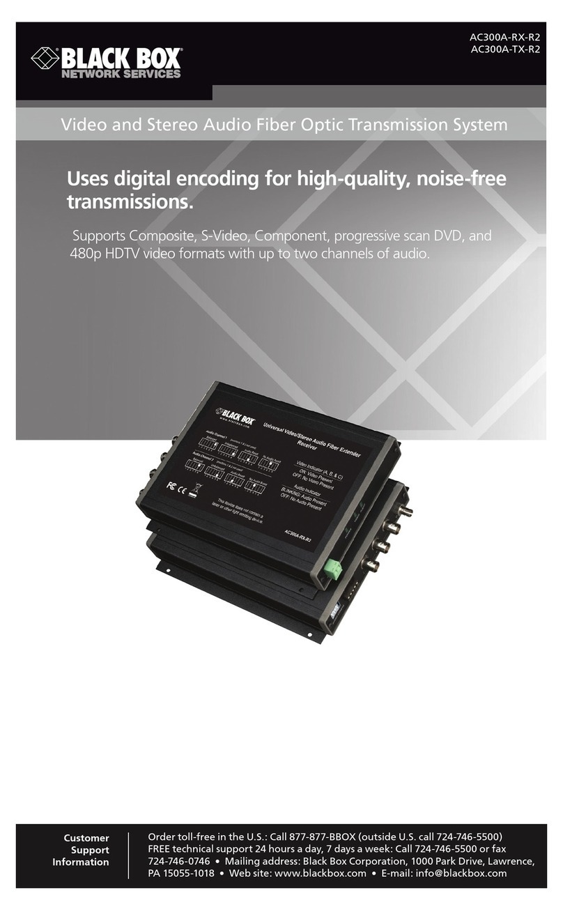 Black Box AC300A-RX-R2 manual