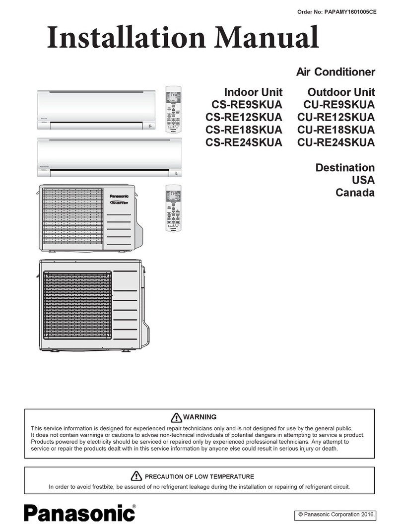 Panasonic CS-RE9SKUA User manual
