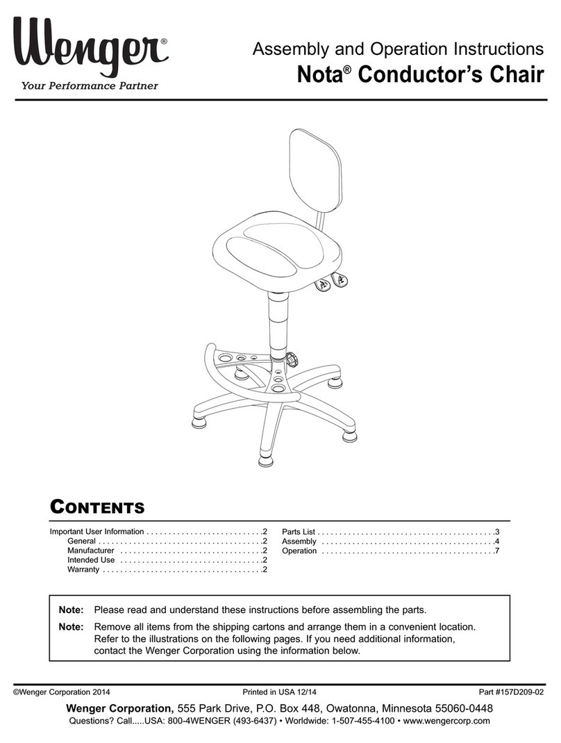 Wenger Nota Parts list manual