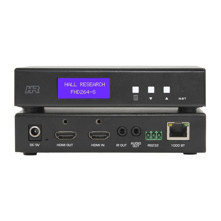 HR FHD264-S user manual