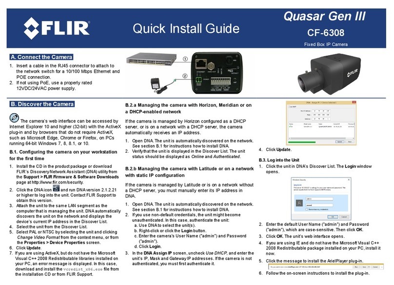 FLIR Quasar Gen III User manual