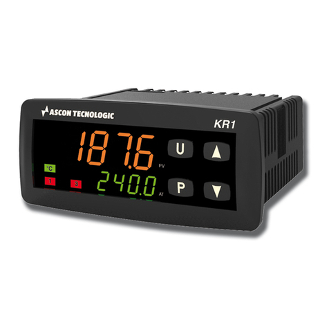 Ascon tecnologic KR1 quick guide