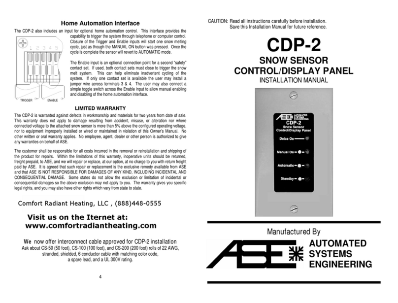 ASE CDP-2 User manual