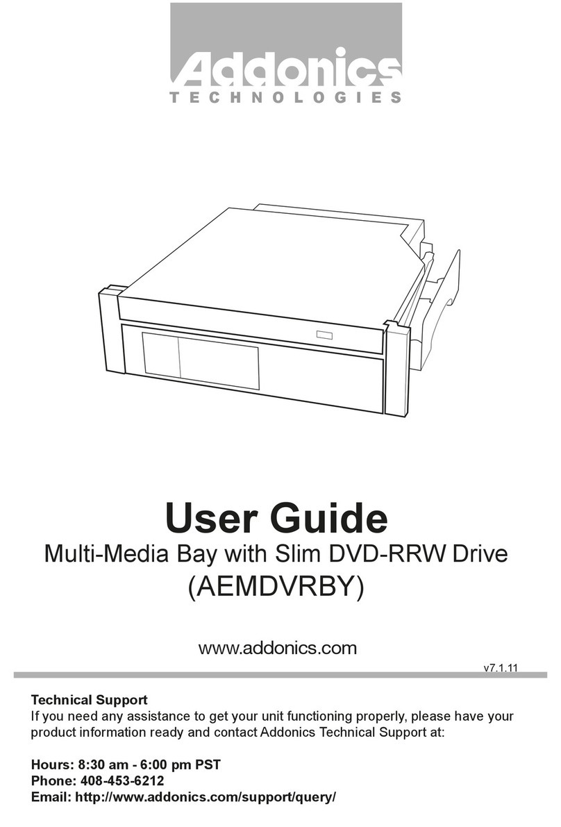 Addonics Technologies AEMDVRBY user guide