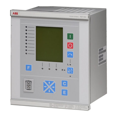ABB REF 541 User manual