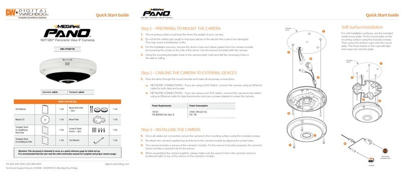 DW PANO DWC-PF5M1TIR User manual DW PANO DWC-PF5M1TIR User manual