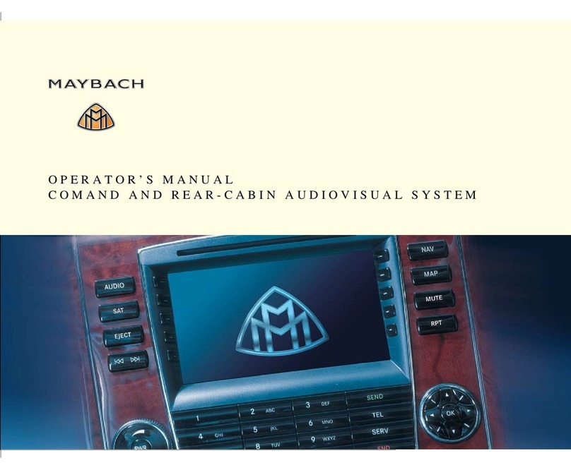 MAYBACH COMAND Operator's manual