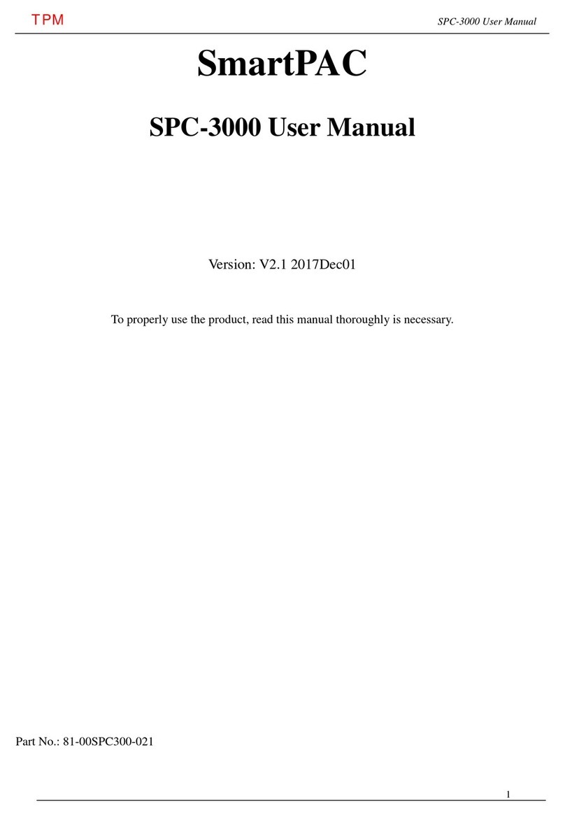 TPM SmartPAC SPC-3201D User manual