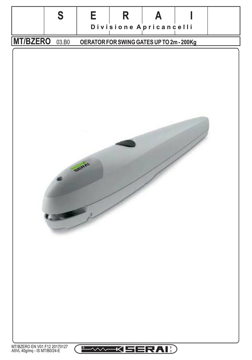 Serai MT/BZERO User manual
