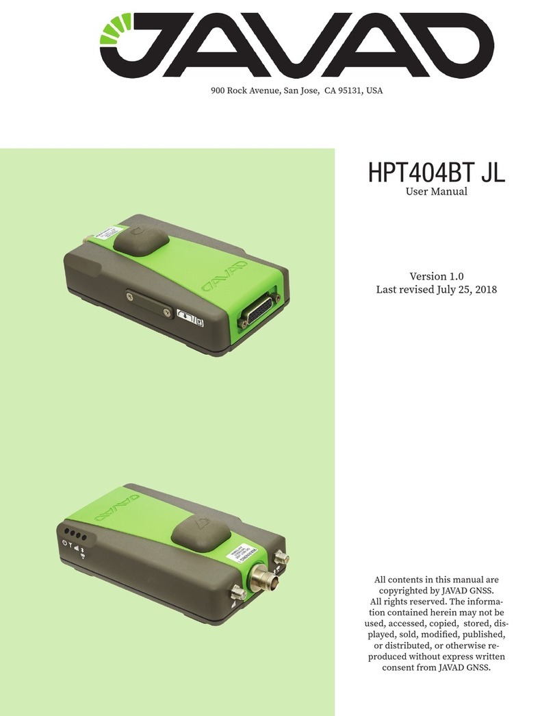 Javad HPT404BT JL User manual