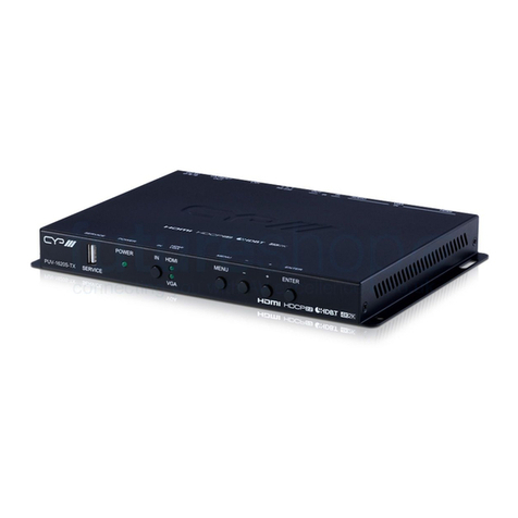 CYP PUV-1620S-TX Operation manual