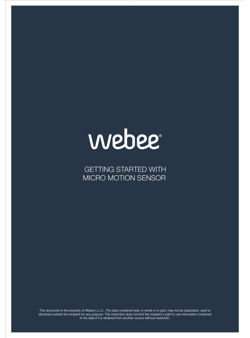 Webee Micro Motion Sensor Getting started