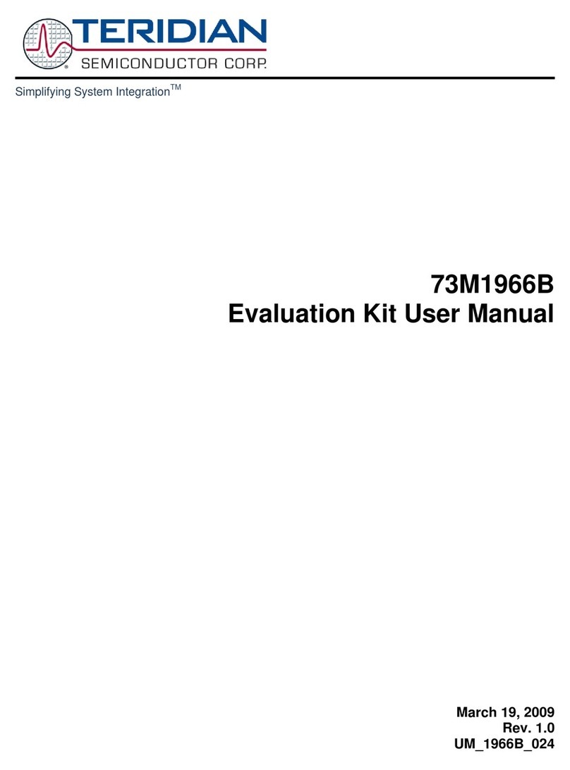 Teridian 73M1966B user manual