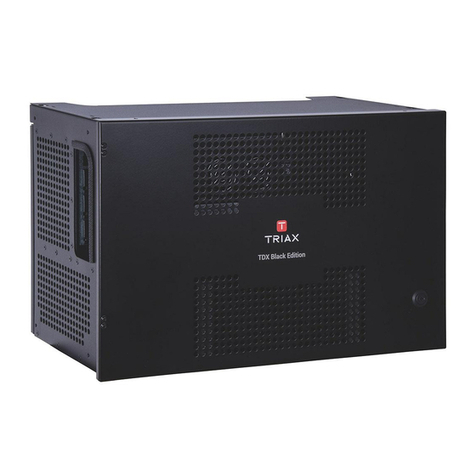 Triax TDX user manual