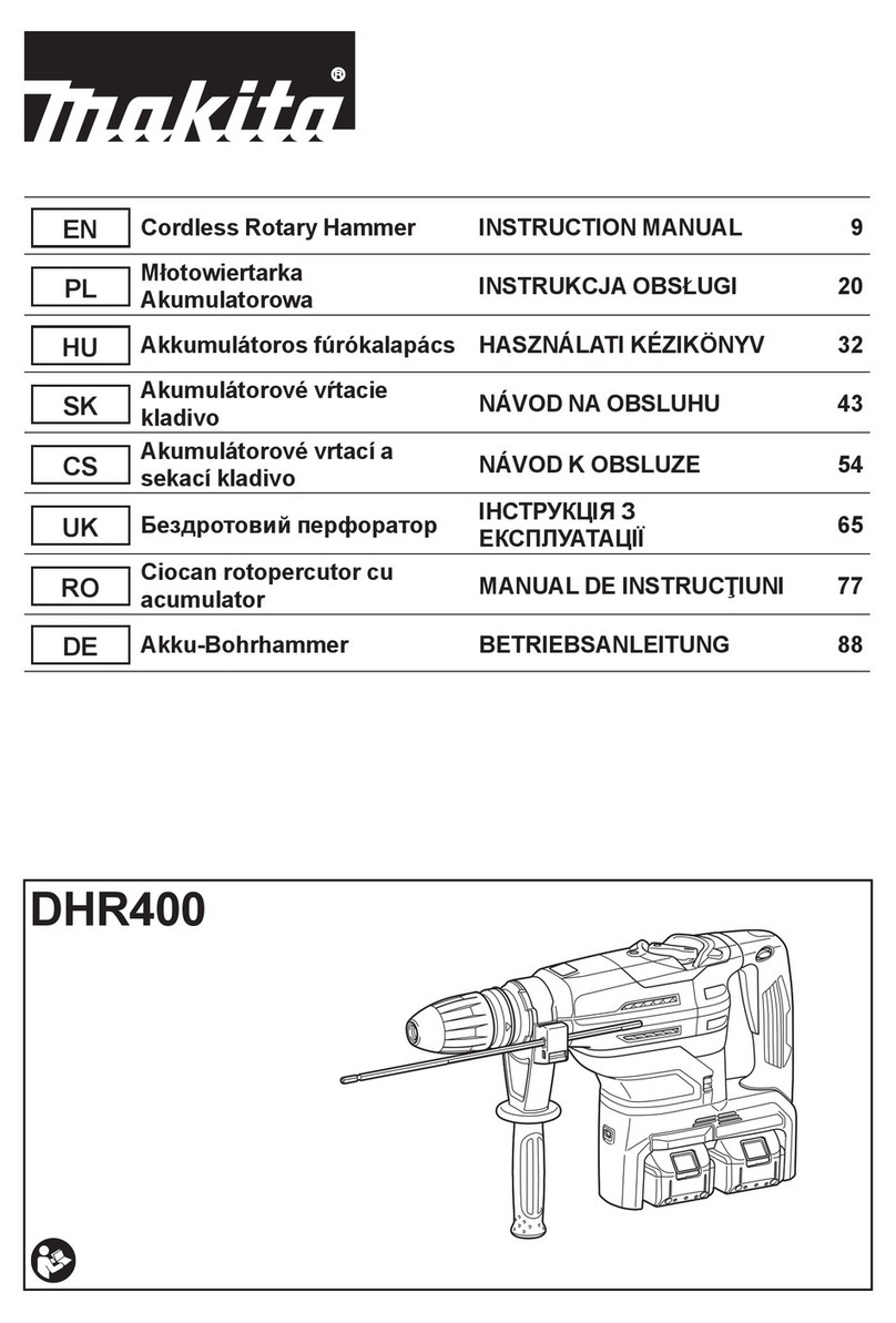 Makita DHR400 User manual