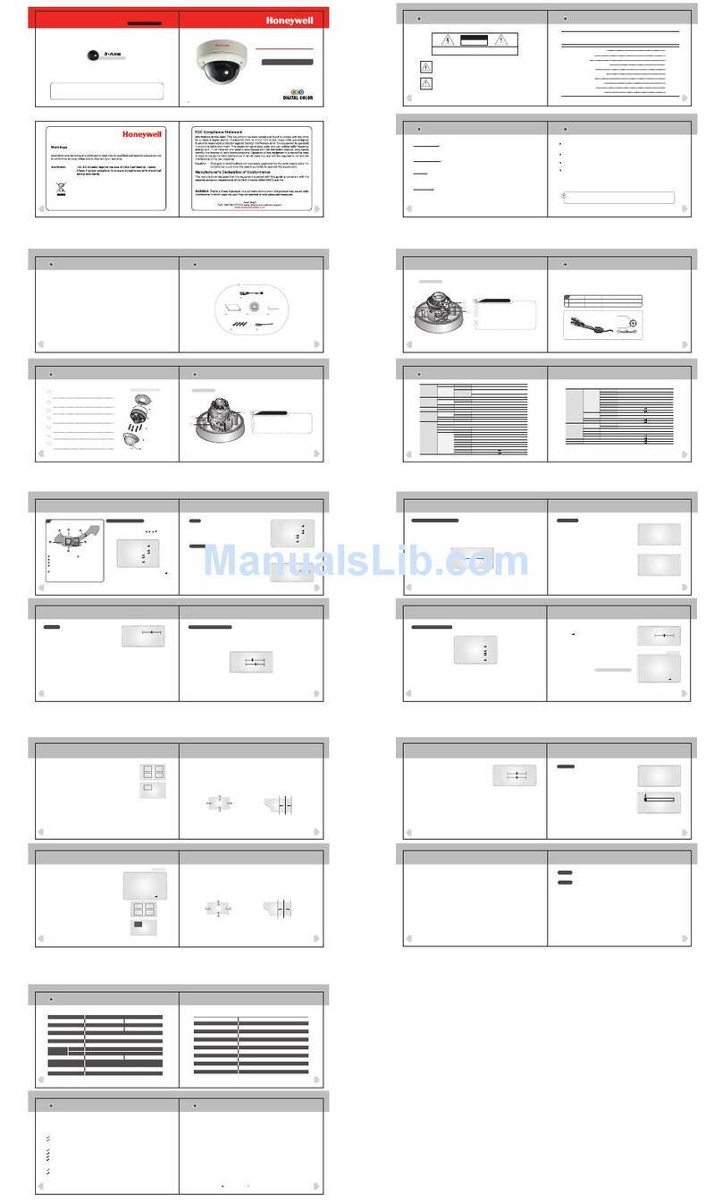 Honeywell HD73P Series User manual