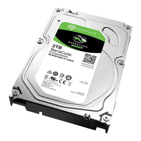 Seagate Barracuda Series User manual