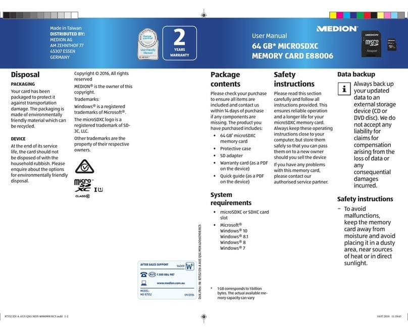 Medion E88006 User manual