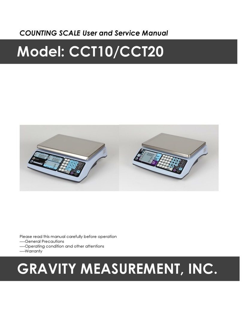 Gravity Measurement CCT10 User and service manual