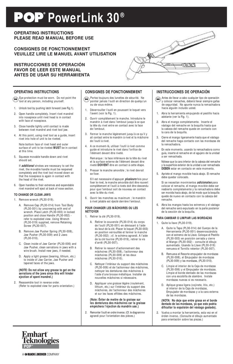 Pop PowerLink 30 User manual