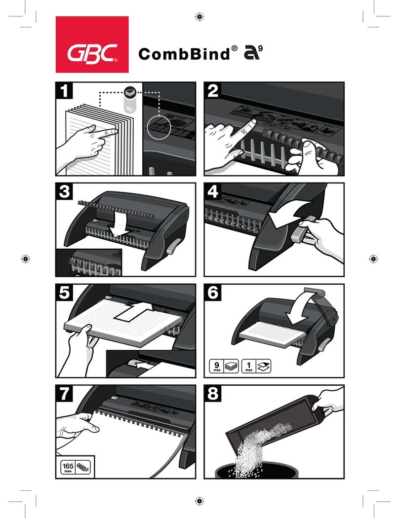 GBC CombBind A9 manual
