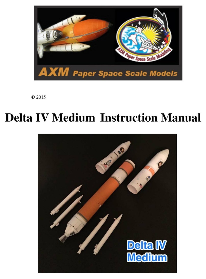 AXM Paper Space Scale Models Delta IV Medium User manual AXM Paper Space Scale Models Delta IV Medium User manual