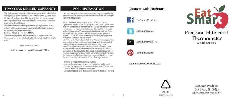 eatsmart ESFT-02 User manual