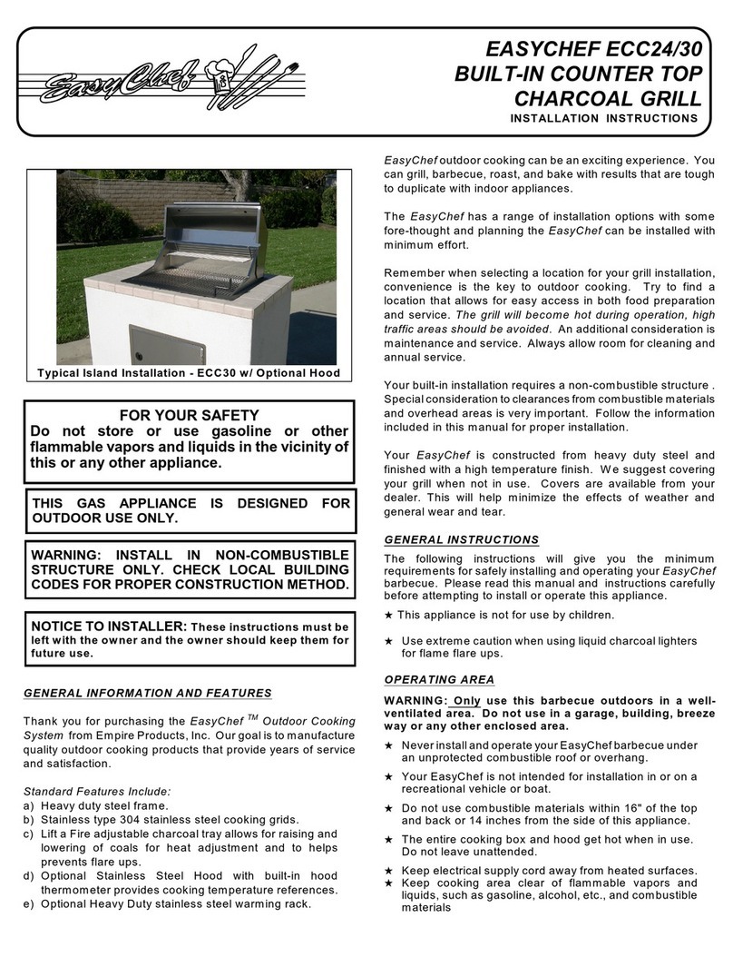 Sierra Products EASYCHEF ECC30 User manual