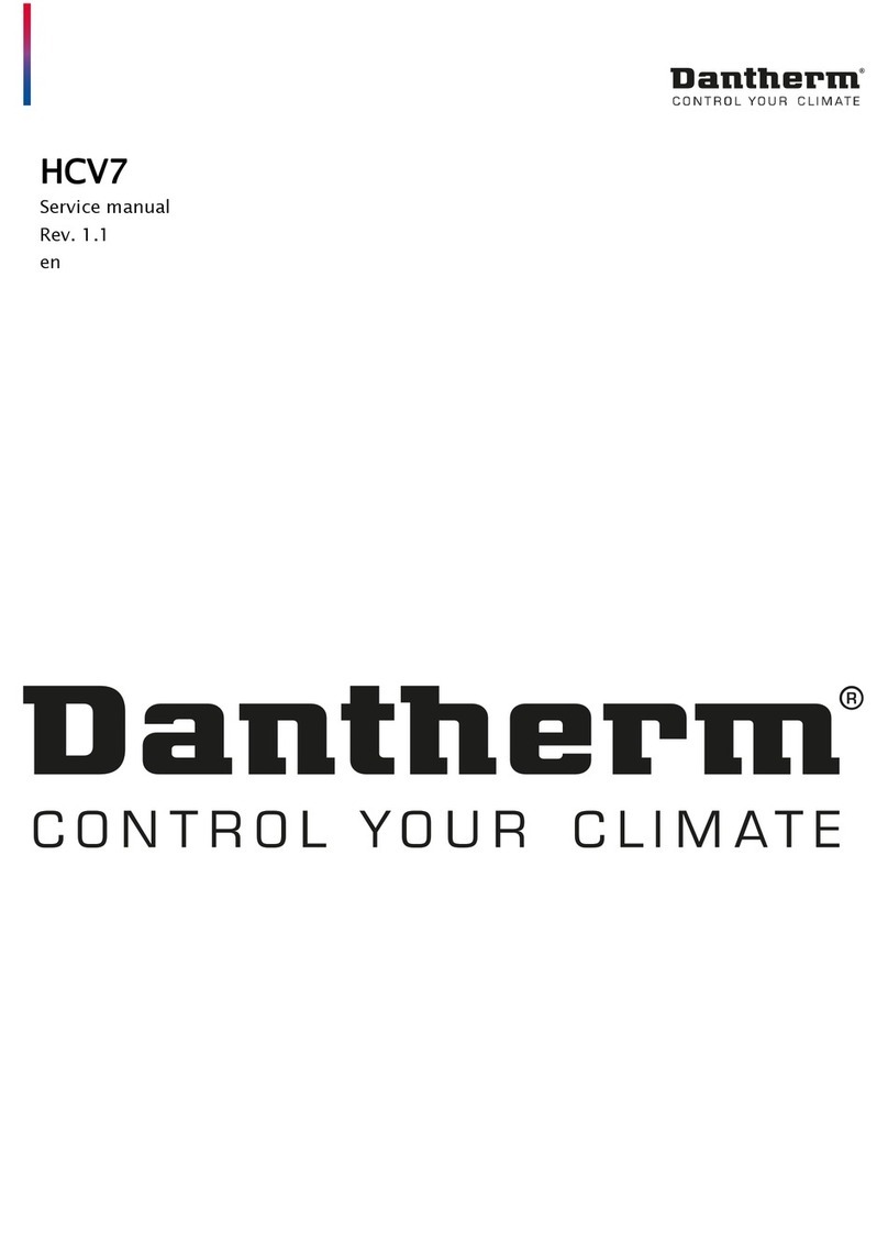 Dantherm HCV7 User manual