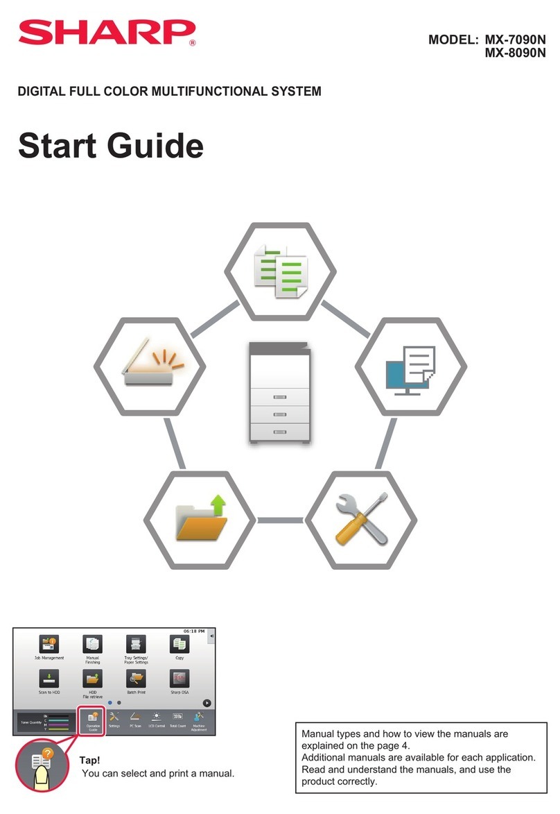 Sharp MX-7090N Guide
