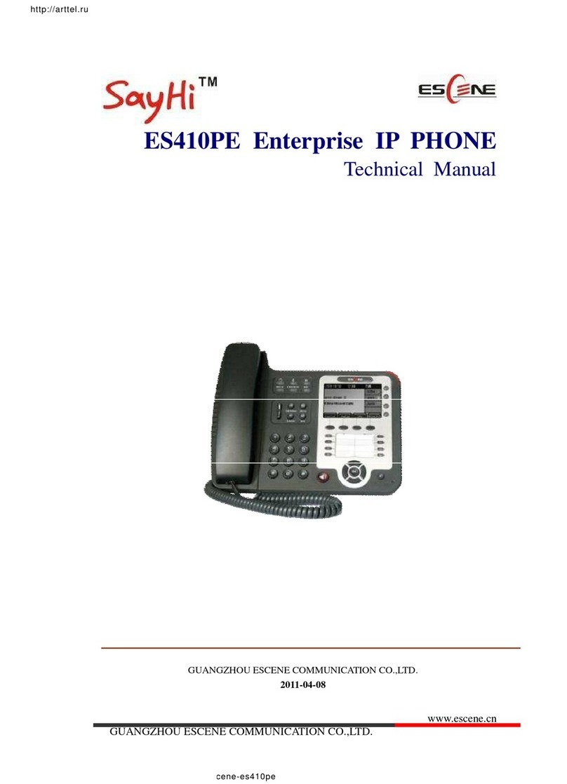 Escene ES410PE Technical manual