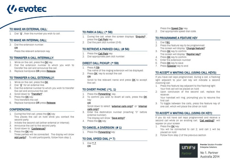 Unify OpenStage 40 User manual