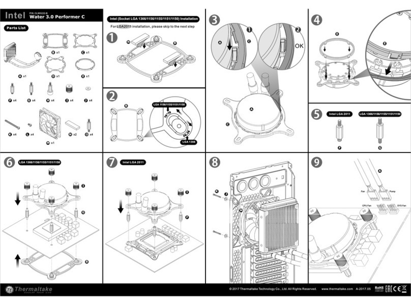 Intel Water 3.0 Performer C User manual