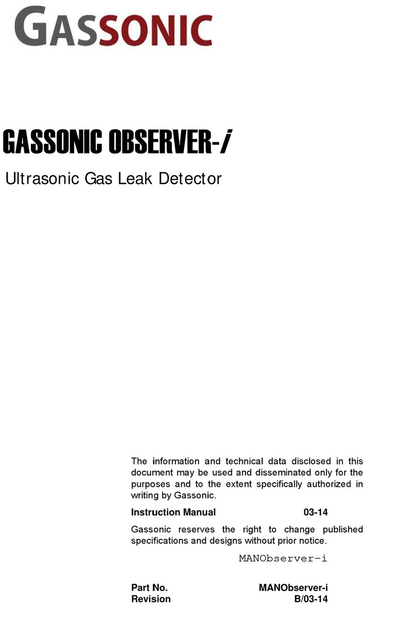 GASSONIC Observer-i instruction manual