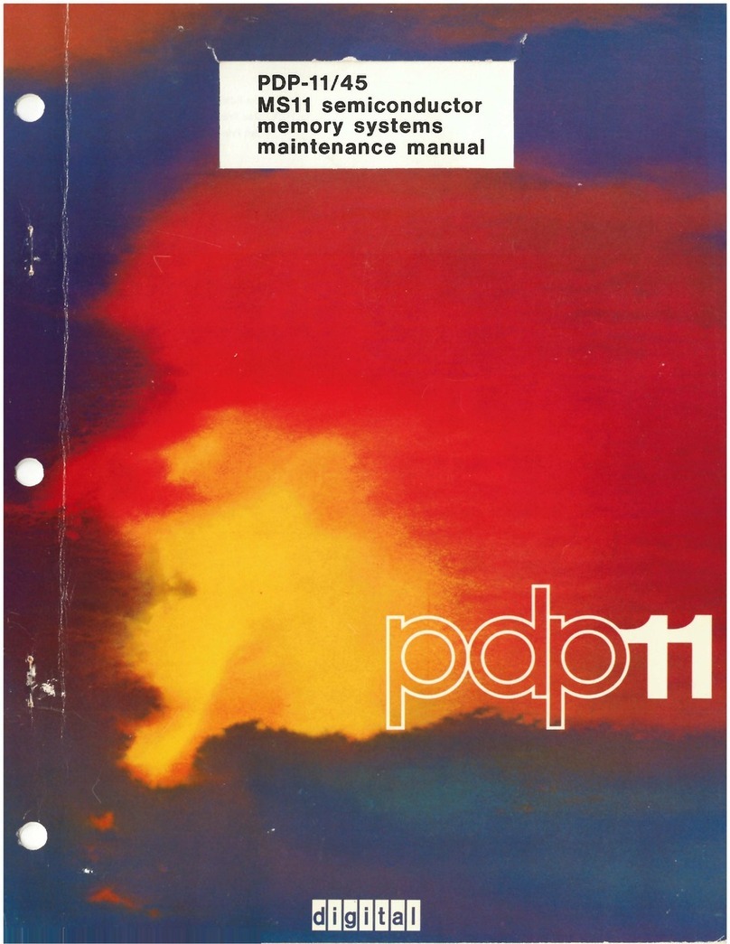 Digital Equipment MS11-BC Maintenance manual