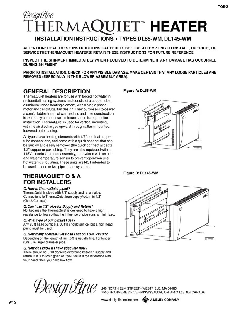 ThermaQuiet DL65-WM Installation instructions and owner's manual ThermaQuiet DL65-WM Installation instructions and owner's manual
