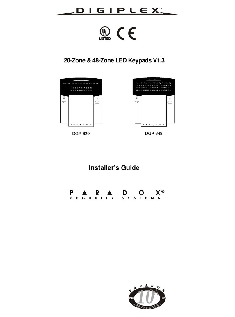 Paradox Digiplex DGP-620 Assembly instructions Paradox Digiplex DGP-620 Assembly instructions