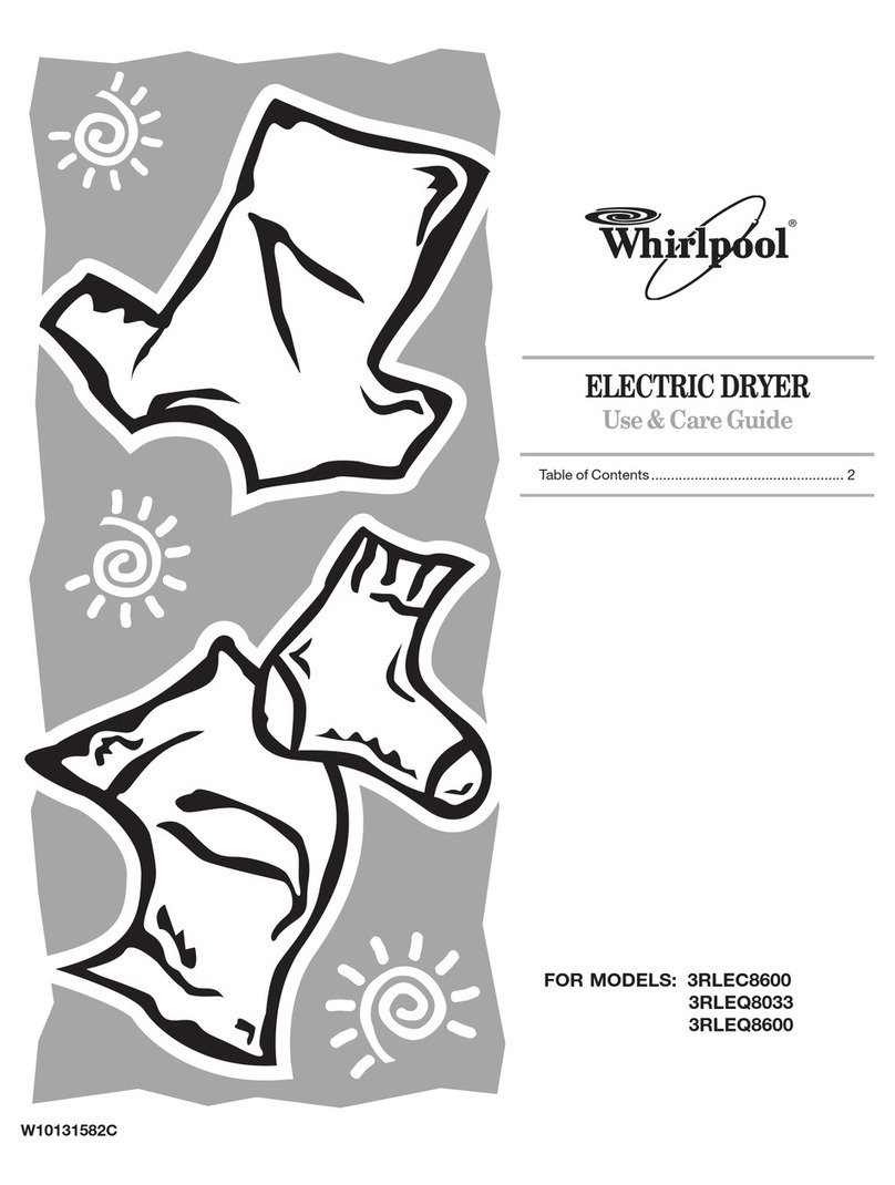 Whirlpool 3RLEC8600 User manual