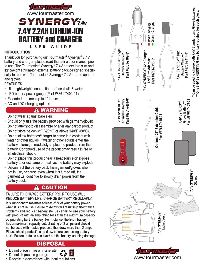 Tourmaster Synergy 7.4V user guide