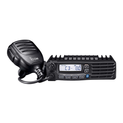 Icom IC-410PRO Installation guide