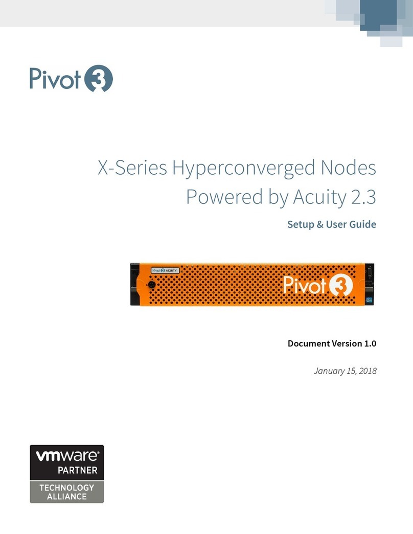 Pivot3 X5-6500 Setup & user guide