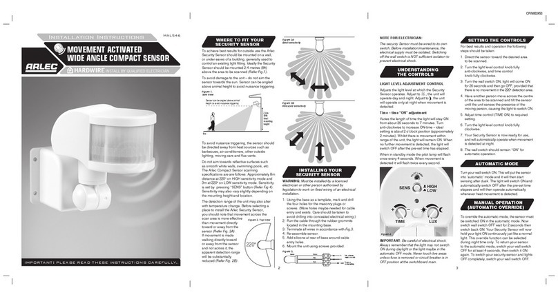 Arlec MAL546 installation instructions