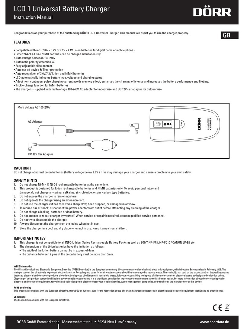 Dorr LCD 1 User manual
